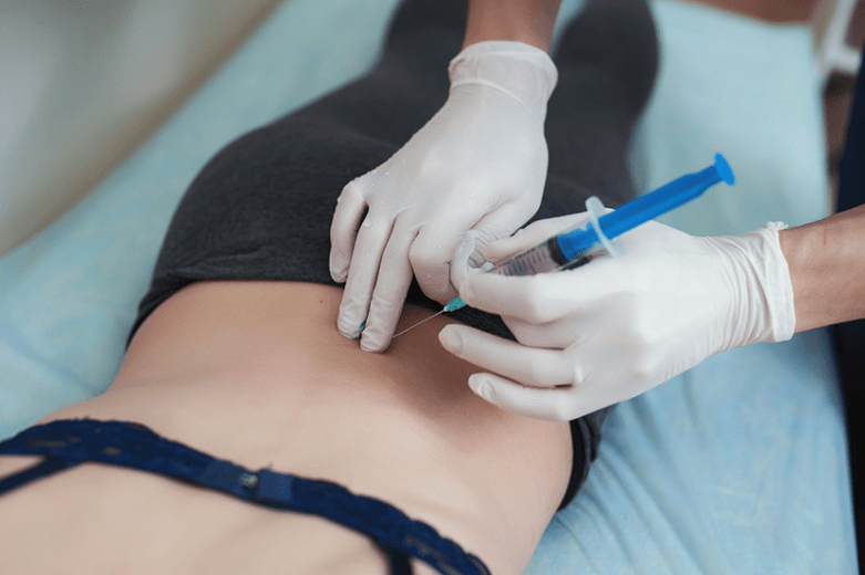 blockade in lumbar osteochondrosis